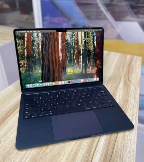 Apple MacBook Air M2 lightweight laptop in Space Gray