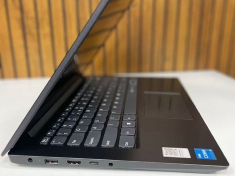 Lenovo V14 G3 laptop in iron grey color with 14-inch anti-glare display